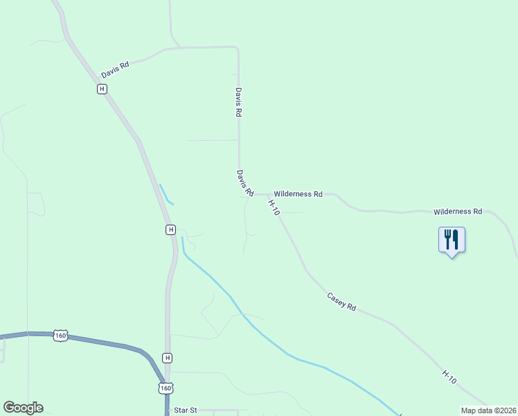 map of restaurants, bars, coffee shops, grocery stores, and more near 1107 Davis Road in Forsyth