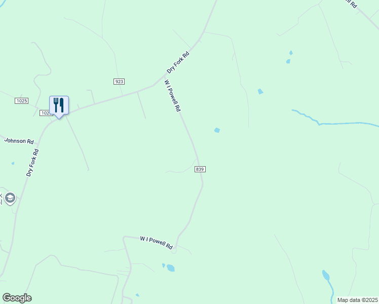 map of restaurants, bars, coffee shops, grocery stores, and more near 476 West I Powell Road in Dry Fork