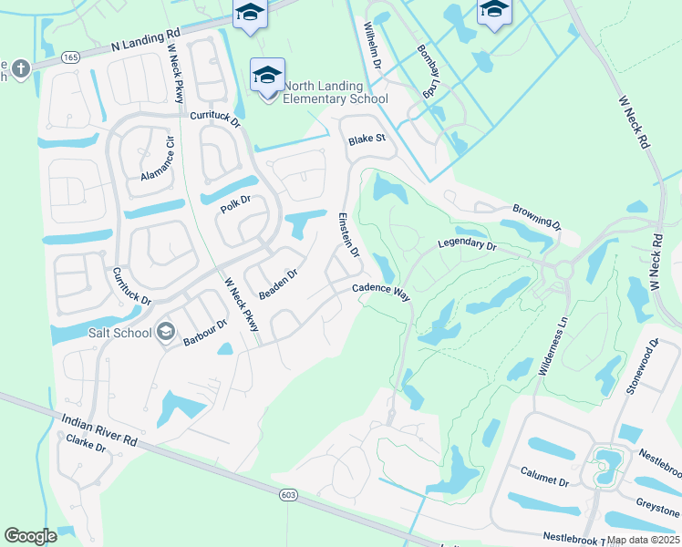 map of restaurants, bars, coffee shops, grocery stores, and more near 2701 Bach Lane in Virginia Beach
