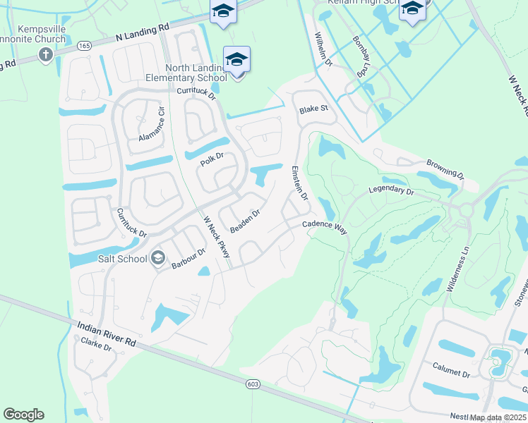 map of restaurants, bars, coffee shops, grocery stores, and more near 2944 Beaden Drive in Virginia Beach