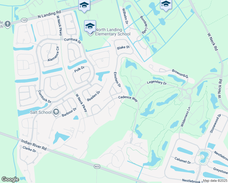 map of restaurants, bars, coffee shops, grocery stores, and more near 2709 Bach Lane in Virginia Beach