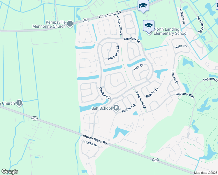 map of restaurants, bars, coffee shops, grocery stores, and more near 2804 Kern Court in Virginia Beach