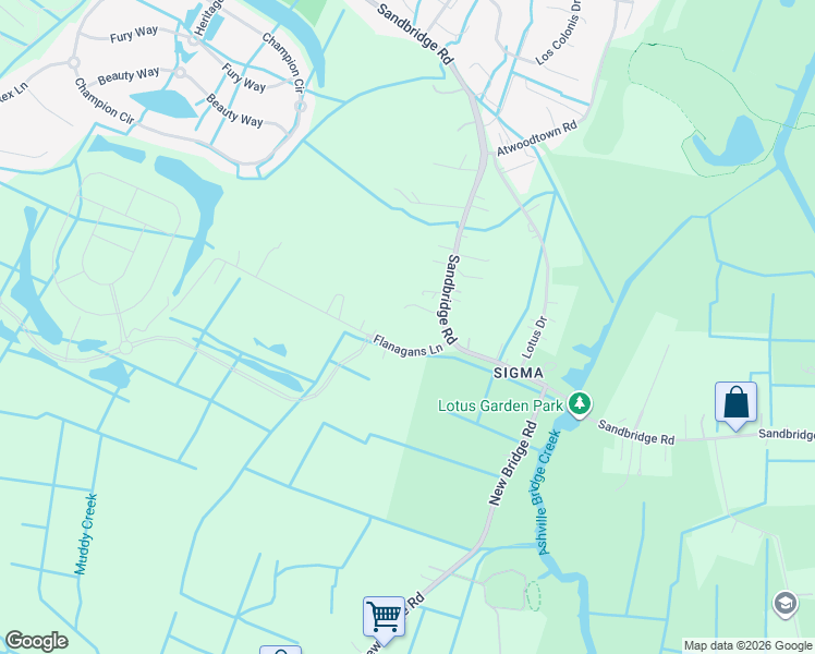 map of restaurants, bars, coffee shops, grocery stores, and more near 1516 Flanagans Lane in Virginia Beach