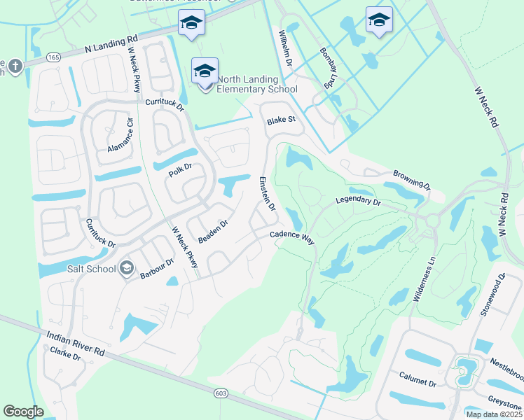 map of restaurants, bars, coffee shops, grocery stores, and more near 2720 Bach Lane in Virginia Beach