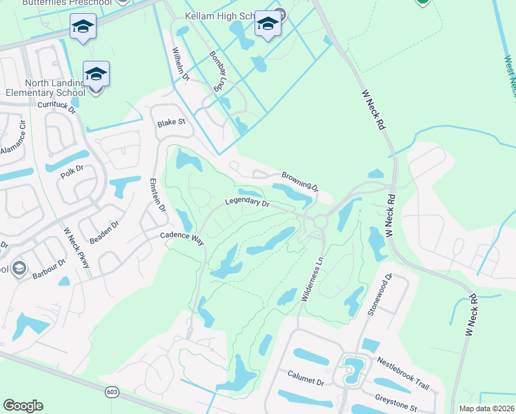 map of restaurants, bars, coffee shops, grocery stores, and more near 2612 Wonderland Court in Virginia Beach