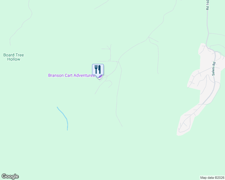 map of restaurants, bars, coffee shops, grocery stores, and more near 1180 Hampton Road in Reeds Spring