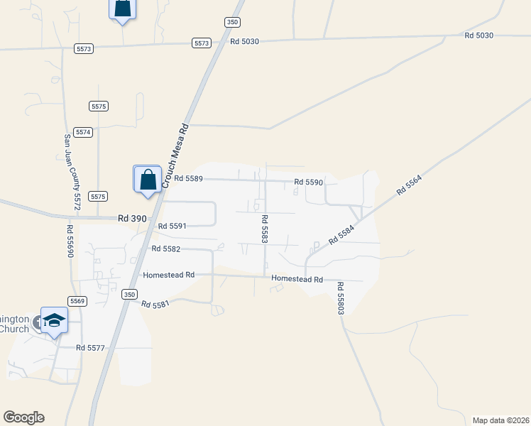 map of restaurants, bars, coffee shops, grocery stores, and more near 1 Road 5586 in Farmington