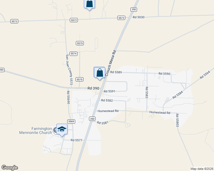 map of restaurants, bars, coffee shops, grocery stores, and more near 4 Road 5591 in Farmington