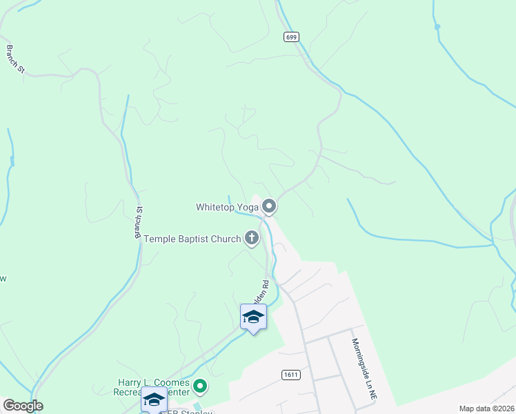 map of restaurants, bars, coffee shops, grocery stores, and more near 23899 Walden Rd in Abingdon