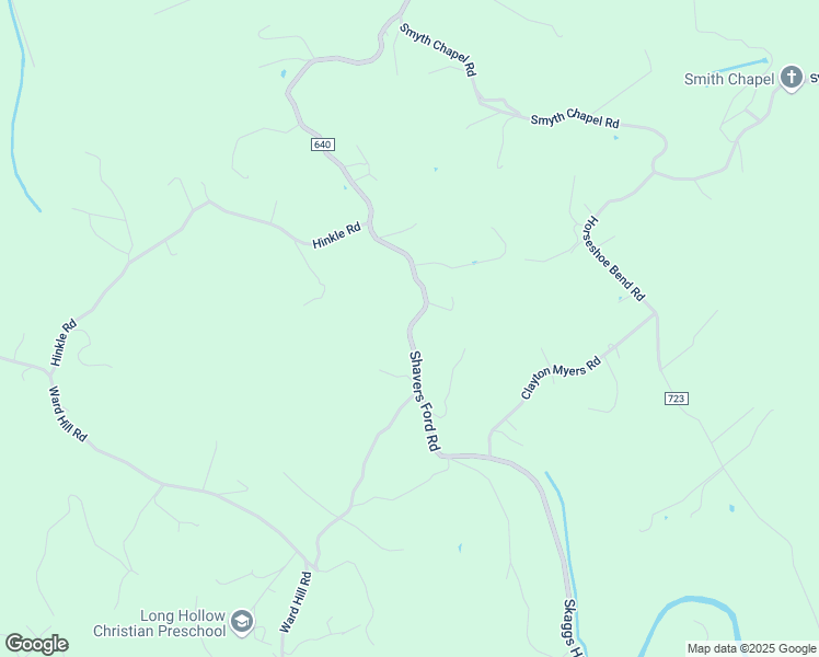 map of restaurants, bars, coffee shops, grocery stores, and more near Skaggs Hill Road in Pennington Gap