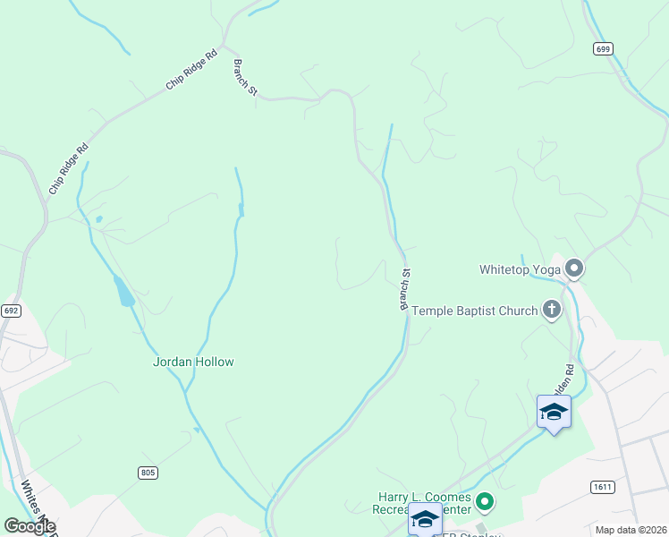 map of restaurants, bars, coffee shops, grocery stores, and more near 15064 Branch Street in Abingdon