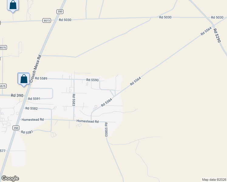 map of restaurants, bars, coffee shops, grocery stores, and more near 53 Road 5584 in Farmington