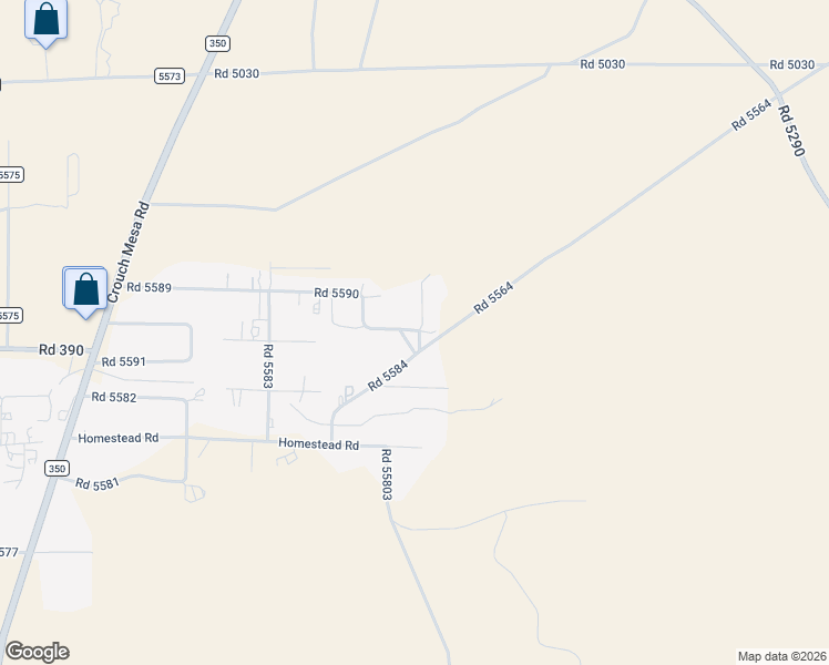 map of restaurants, bars, coffee shops, grocery stores, and more near 53 Road 5584 in Farmington