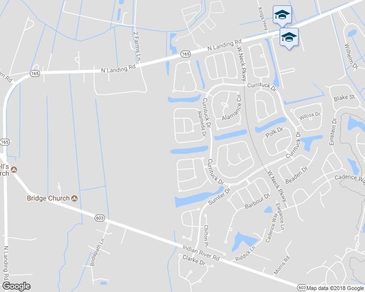 map of restaurants, bars, coffee shops, grocery stores, and more near 2656 Alameda Drive in Virginia Beach