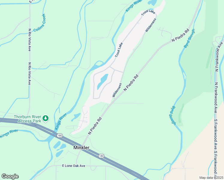 map of restaurants, bars, coffee shops, grocery stores, and more near 97 Wilderness in Sanger