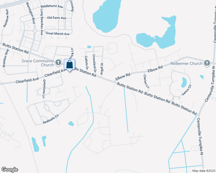 map of restaurants, bars, coffee shops, grocery stores, and more near 508 Spanish Moss Drive in Chesapeake