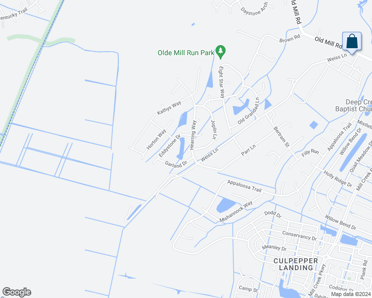 map of restaurants, bars, coffee shops, grocery stores, and more near 3212 Hearring Way in Chesapeake