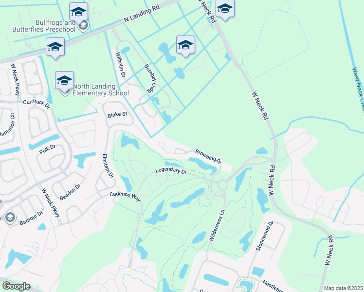 map of restaurants, bars, coffee shops, grocery stores, and more near 2714 Sonnet Lane in Virginia Beach
