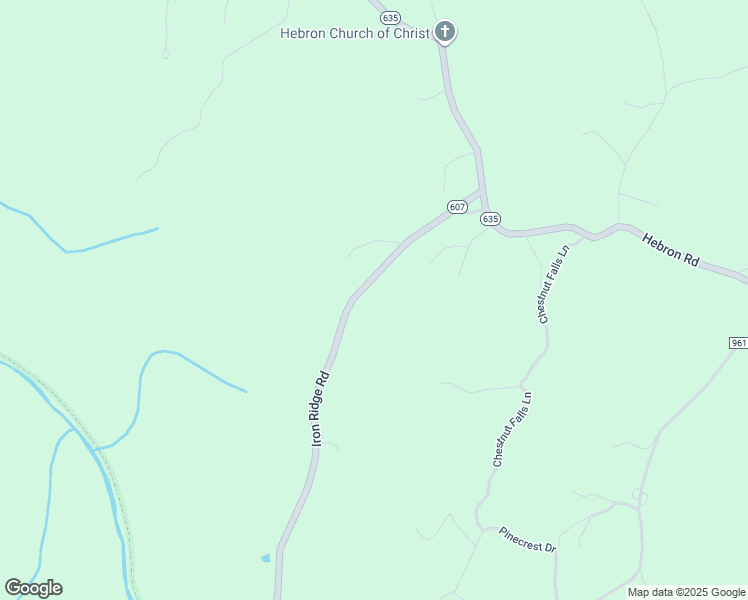 map of restaurants, bars, coffee shops, grocery stores, and more near Iron Ridge Road in Galax