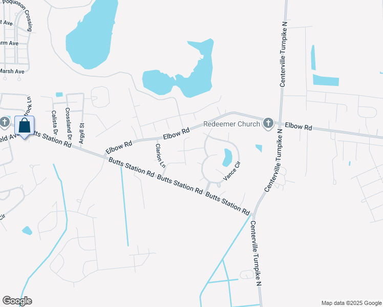 map of restaurants, bars, coffee shops, grocery stores, and more near 1311 Mcrowland Lane in Chesapeake