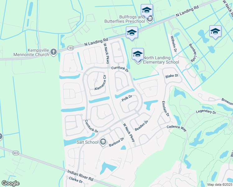 map of restaurants, bars, coffee shops, grocery stores, and more near 2692 Pulaski Loop in Virginia Beach
