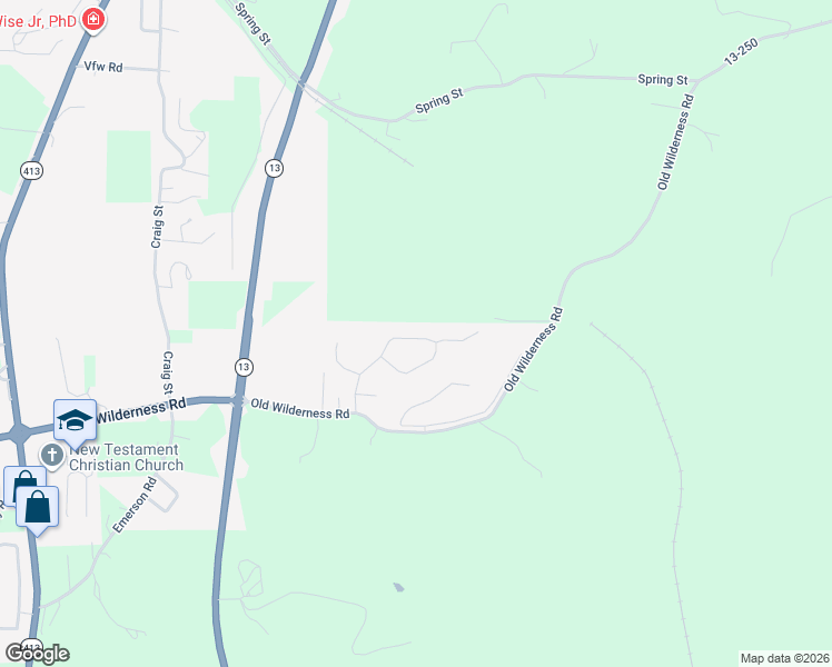 map of restaurants, bars, coffee shops, grocery stores, and more near 244 Three Pines Circle in Reeds Spring