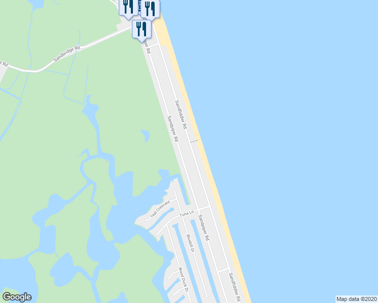 map of restaurants, bars, coffee shops, grocery stores, and more near 2727 Sandfiddler Road in Virginia Beach