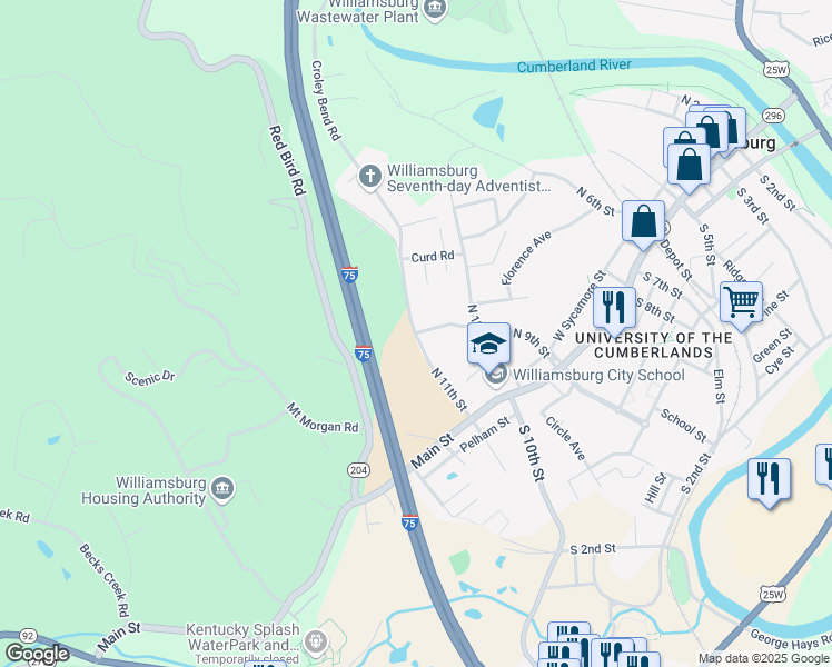 map of restaurants, bars, coffee shops, grocery stores, and more near 20 Hemlock Street in Williamsburg
