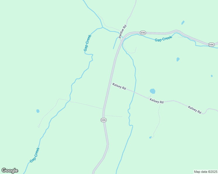 map of restaurants, bars, coffee shops, grocery stores, and more near Ky-696 in Delta