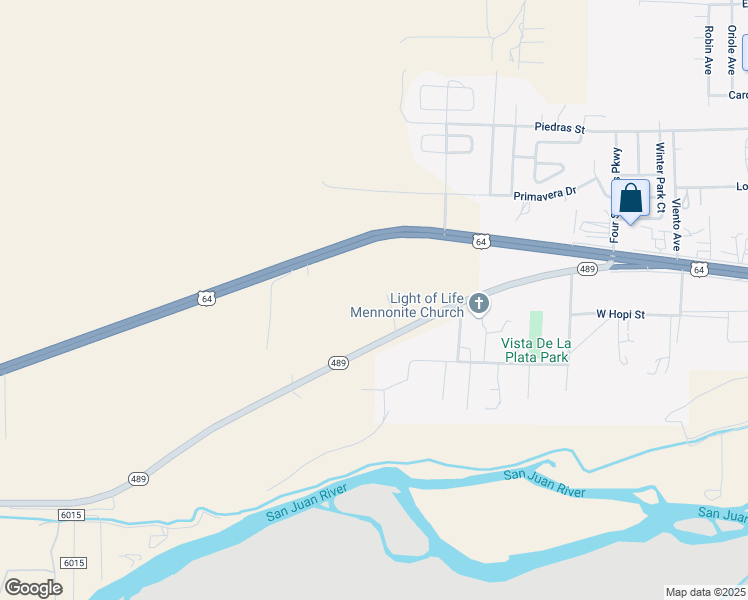 map of restaurants, bars, coffee shops, grocery stores, and more near 5700 Old Kirtland Highway in Farmington