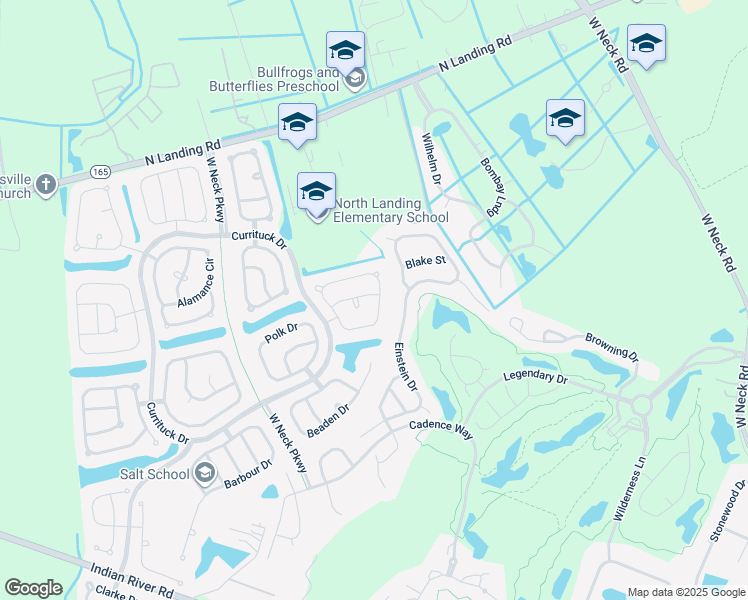 map of restaurants, bars, coffee shops, grocery stores, and more near 2796 Livingston Loop in Virginia Beach