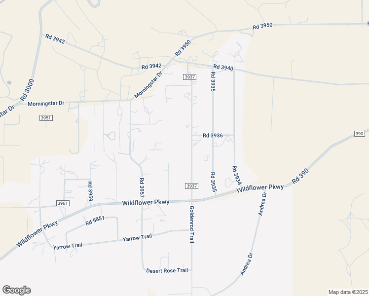 map of restaurants, bars, coffee shops, grocery stores, and more near 25 County Road 3937 in Farmington