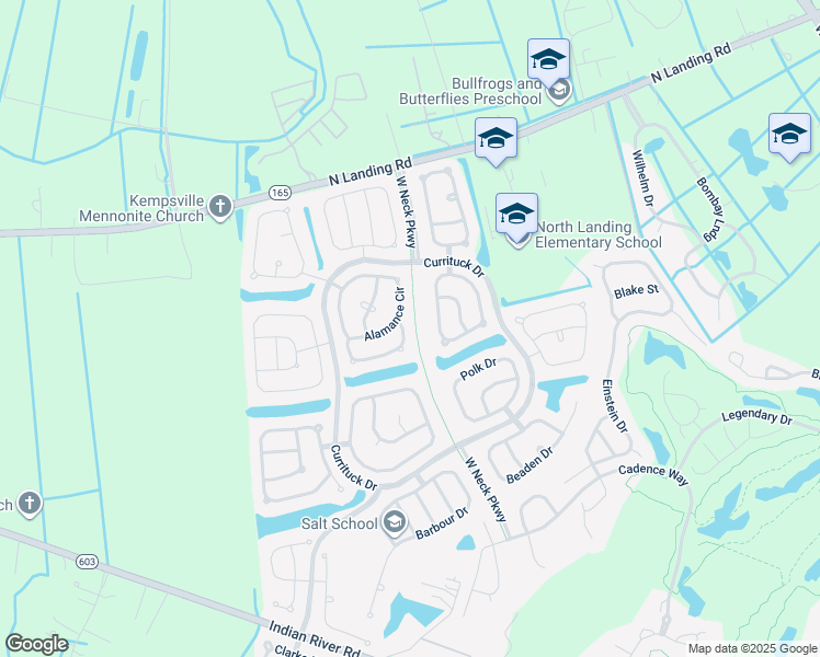 map of restaurants, bars, coffee shops, grocery stores, and more near 3109 Amador Drive in Virginia Beach