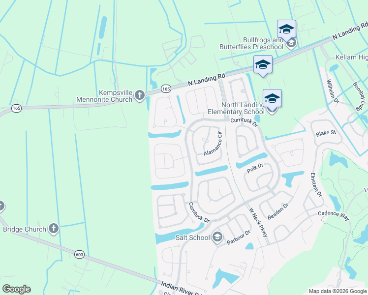 map of restaurants, bars, coffee shops, grocery stores, and more near 2764 Alameda Drive in Virginia Beach