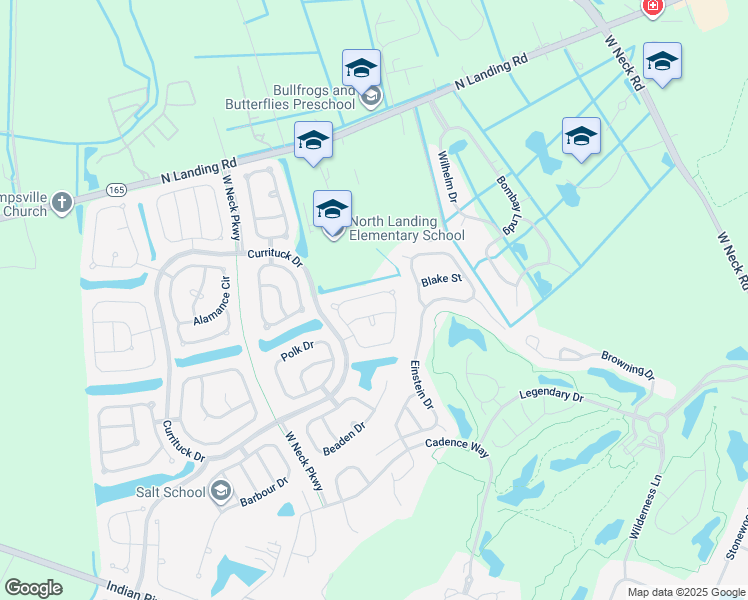 map of restaurants, bars, coffee shops, grocery stores, and more near 2756 Livingston Loop in Virginia Beach