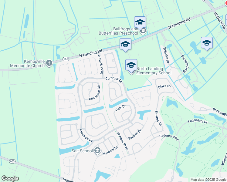 map of restaurants, bars, coffee shops, grocery stores, and more near 2621 Loudoun Street in Virginia Beach