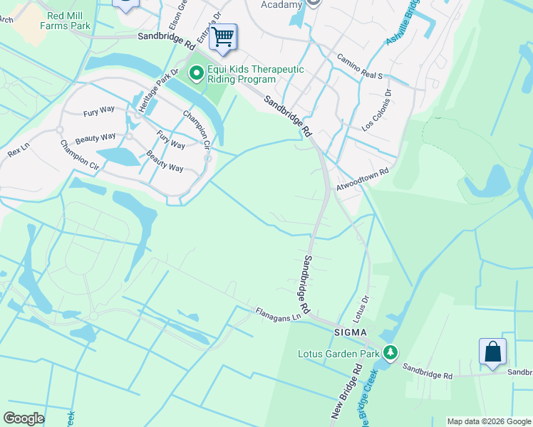 map of restaurants, bars, coffee shops, grocery stores, and more near 1521 Sandbridge Road in Virginia Beach