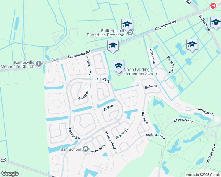 map of restaurants, bars, coffee shops, grocery stores, and more near 2636 Loudoun Street in Virginia Beach