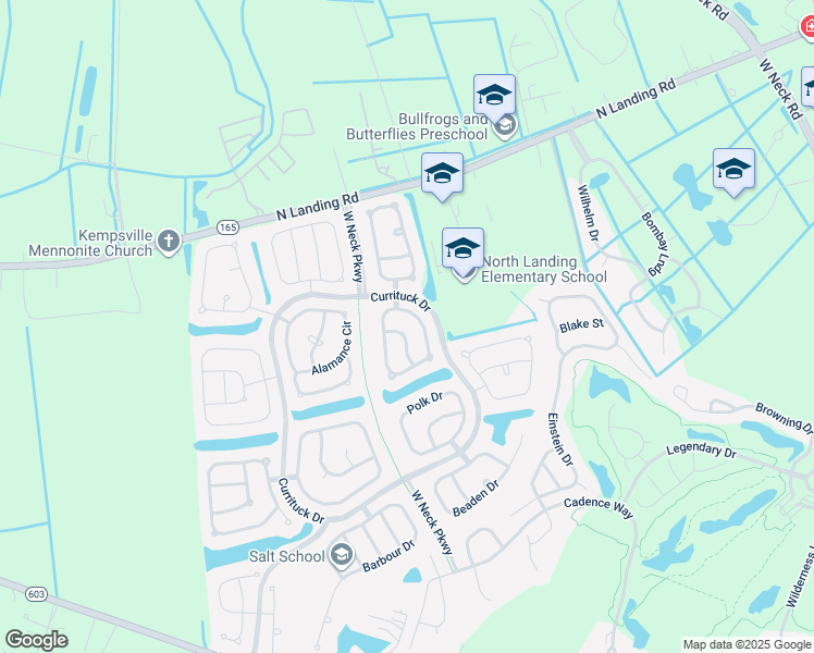 map of restaurants, bars, coffee shops, grocery stores, and more near 2612 Loudoun Street in Virginia Beach