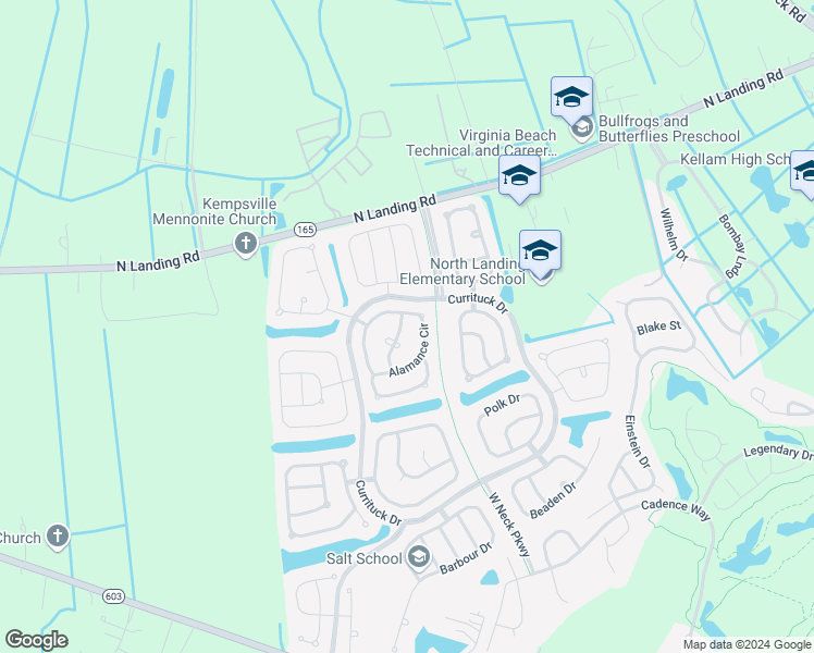 map of restaurants, bars, coffee shops, grocery stores, and more near 2604 Pender Drive in Virginia Beach
