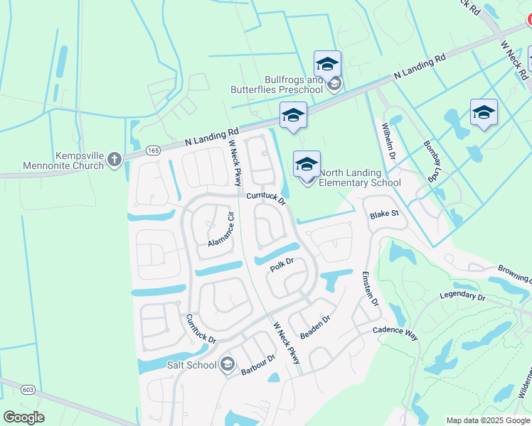 map of restaurants, bars, coffee shops, grocery stores, and more near 2608 Loudoun Street in Virginia Beach