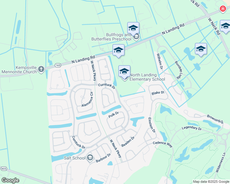 map of restaurants, bars, coffee shops, grocery stores, and more near 2624 Pulaski Loop in Virginia Beach