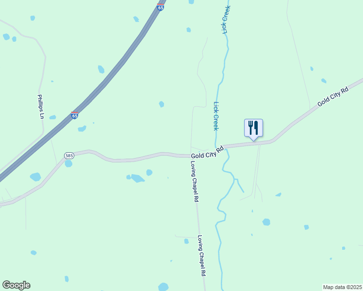 map of restaurants, bars, coffee shops, grocery stores, and more near 3449 Gold City Road in Franklin