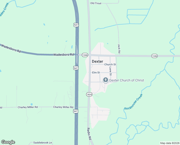 map of restaurants, bars, coffee shops, grocery stores, and more near 17 Elm Street in Dexter