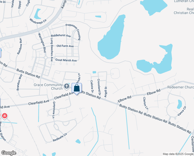 map of restaurants, bars, coffee shops, grocery stores, and more near 1209 Fordham Lane in Chesapeake