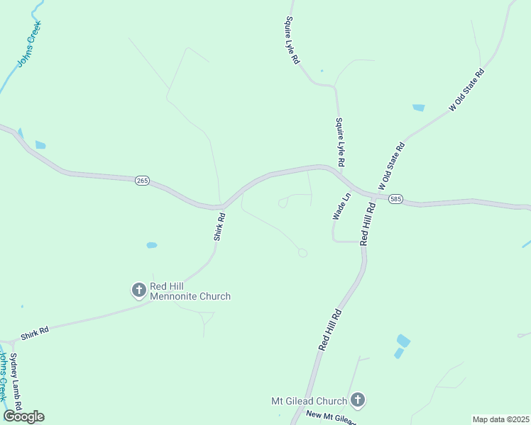 map of restaurants, bars, coffee shops, grocery stores, and more near Misty Row Lane in Scottsville