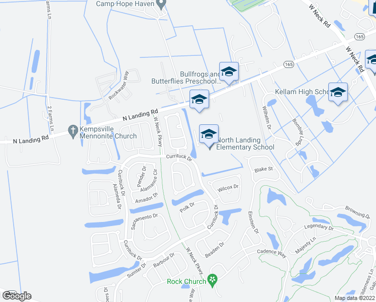 map of restaurants, bars, coffee shops, grocery stores, and more near 2629 Alleghany Loop in Virginia Beach