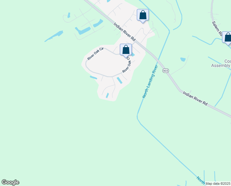 map of restaurants, bars, coffee shops, grocery stores, and more near 3712 Cypress Vine Lane in Virginia Beach