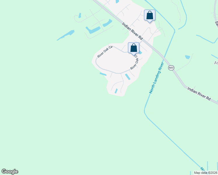 map of restaurants, bars, coffee shops, grocery stores, and more near 2628 Cypress Vine Court in Virginia Beach