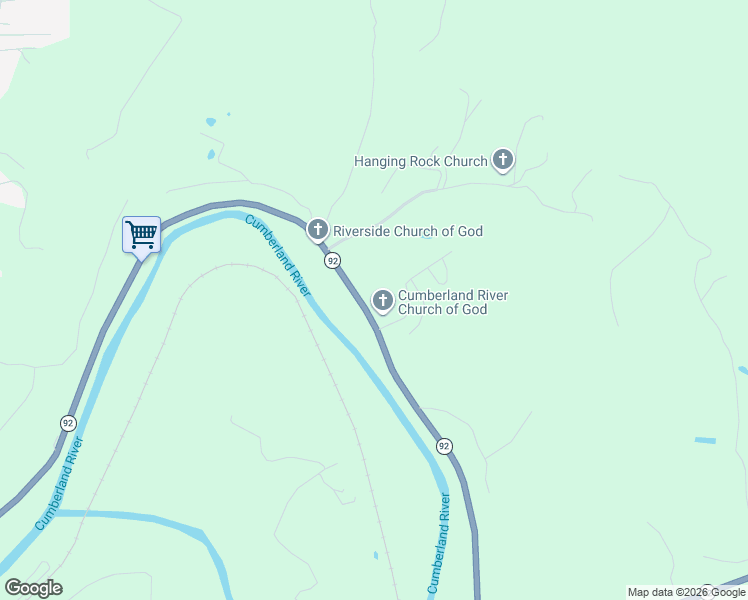 map of restaurants, bars, coffee shops, grocery stores, and more near 1687 Kentucky 92 in Williamsburg